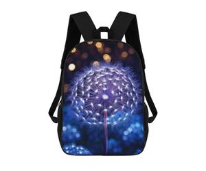 sinyumoney Glowing Dandelion Lights Backpack School Daypacks Business Backpack Water Resistant Bookbag for Boys/Girls/Teenagers 17inch