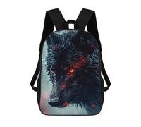 sinyumoney Glowing Eyes Backpacks 3D Printed Kids School Backpack Outdoor Casual Daypack Fashion Casual Children Backpacks Cute Travel Bags 17inch