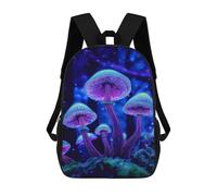 sinyumoney Glowing Forest Mushrooms Backpack School Work Business College School for Men, Women & Teenage Boys 17inch