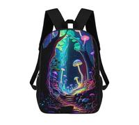 sinyumoney Glowing Forest Pathway-1 Backpack Schoolbags for Boys Girls Casual Sport Daypack Elementary Primary Large Capacity Bookbags 17inch