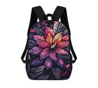 sinyumoney Glowing Leaf Artwork-1 Backpack School Computer Rucksack for School/Work/Travel- Perfect for Travel, Work And Daily Use 17inch