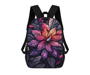 sinyumoney Glowing Leaf Artwork-1 Backpack School Computer Rucksack for School/Work/Travel- Perfect for Travel, Work And Daily Use 17inch