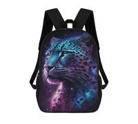 sinyumoney Glowing Leopard Art Print-1 Rucksack Water Resistant Computer Rucksack for Camping Outdoor Adventures And Daily Travel 17inch