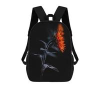 sinyumoney Glowing Sunflowers School Bags Large Lightweight Casual Backpack- Perfect for Travel, Work And Daily Use 17inch