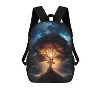 sinyumoney Glowing Tree of Life Art Backpack School Rucksack Casual Daypacks School Work Travel Bag for Girl, Teen Girls 17inch