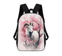 sinyumoney Goat School Backpack Daypacks Business Backpack Water Resistant Bookbag for Campus Outdoor Travel Sports 17inch