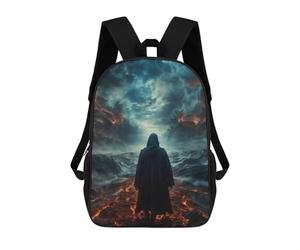 sinyumoney God Descent Into Madness School Bags Computer Rucksack for School/Work/Travel for Girls Boys Teenage 17inch