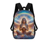 sinyumoney Goddess Angel 3D Printed 17inch School Bag Children's School Backpack Travel Backpacks Casual Fashion Bag for Kids School Students