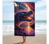 sinyumoney Godzilla Vs. Nature Epic Battle Basics Towel Set Suitable Beach Beach Towel Perfect The Home 130cm*80cm