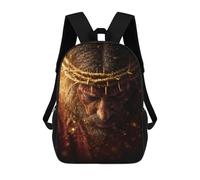 sinyumoney Golden Crown of Thorns Backpack School Bag Lightweight Casual Daypack School Backpacks for Teenage Girls Boys Women Men 17inch