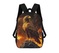 sinyumoney Golden Eagle Poster Rucksack Computer Rucksack for School/Work/Travel for Camping Outdoor Adventures And Daily Travel 17inch