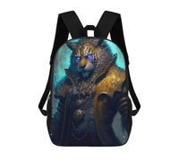 sinyumoney Golden Furred Guardian School Bags Large Lightweight Casual Backpack for Camping Outdoor Adventures And Daily Travel 17inch