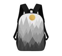 sinyumoney Golden Landscape IV Backpacks Children's Backpacks School Bag 3D Printed Children's School Backpack Fashion Travel Backpacks for Kids Elementary Middle School 17inch