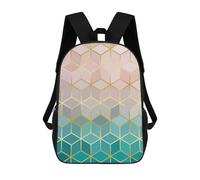 sinyumoney Golden Mosaic I School Backpack Computer Rucksack for School/Work/Travel for Girl, Teen Girls 17inch