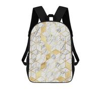 sinyumoney Golden Mosaic II School Backpack Water Resistant Travel Backpack Computer Bag - Perfect for Travel, Work And Daily Use 17inch