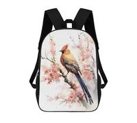 sinyumoney Golden Pheasant Watercolor School Backpack Large Water Resistant Laptop Backpack for Teenage Girls Boys Women Men 17inch