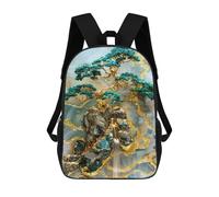 sinyumoney Golden Tree of Harmony Art Rucksack Daypacks Business Backpack Water Resistant Bookbag for Men/Women 17inch