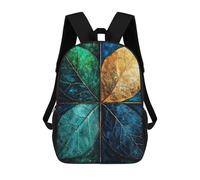 sinyumoney Golden Veins of Harmony Art School Backpack Daypacks Business Backpack Water Resistant Bookbag - Perfect for Travel, Work And Daily Use 17inch