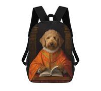 sinyumoney Goldendoodle The Pope Rucksack Lightweight Airport College Students Back Pack- Perfect for Travel, Work And Daily Use 17inch