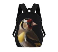 sinyumoney Goldfinch Brid in The Dark School Bags Water Resistant School Bag Business Backpack - Perfect for Travel, Work And Daily Use 17inch
