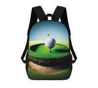 sinyumoney Golf Course School Backpack Lightweight Schoolbag Dayback Bookbag College for Camping Outdoor Adventures And Daily Travel 17inch