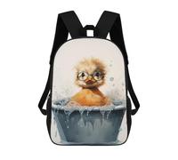 sinyumoney Goose Meme Children's Backpacks School Backpack 3D Printed for Kids Travel Rucksacks Book Bags Kids 17inch School Bag