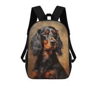 sinyumoney Gordon Setter Children's Backpacks School Backpack 3D Printed Backpack for Kids Travel Rucksacks Book Bags Kids School Bag 17inch