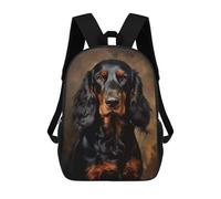 sinyumoney Gordon Setter Dog Children’s Backpack Girls Boys, 17 Inch Rucksack Bag, Daypack, Primary School, Perfect for Back to Kids
