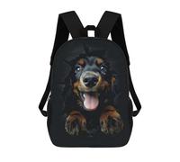 sinyumoney Gordon Setter School Backpack Large Water Resistant Laptop Backpack for Men, Women & Teenage Boys 17inch