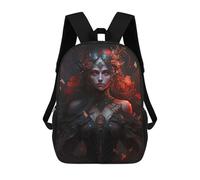 sinyumoney Gorgeous Gothic Fairy School Backpack 3D Printed School Bags Boys Girls Laptop Backpack for Kids/Students/Adults 17inch