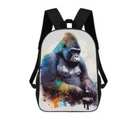 sinyumoney Gorilla Life School Backpack Business Laptop Rucksack Bag Unisex Casual Daypack for Boys/Girls/Teenagers 17inch