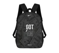 sinyumoney Got Em Money 17 Inch Backpack School Bag Rucksack for Girls Boys Large Capacity Kids Back Pack Lightweight School Bags for Children Students