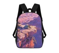sinyumoney Grand Canyon Camp Children's School Backpack 3D Printed for Kids Travel Rucksacks Book Bags Kids School Bag 17inch