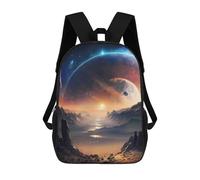 sinyumoney Grand Canyon Planetary Backpacks Kids School Backpack School Bag 3D Printed Fashion School Bags for Boys Elementary And Middle School Students 17inch