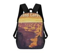 sinyumoney Grand Canyon Sunset Backpack School Bag High Secondary School Bags Casual Backpack for Campus Outdoor Travel Sports 17inch