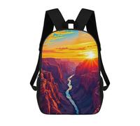 sinyumoney Grand Canyon Sunset School Backpack 3D Printed School Bags Boys Girls Laptop Backpack for Kids/Students/Adults 17inch