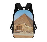sinyumoney Great Pyramid of Giza Backpack School Bag Rucksack for Girls Boys Backpacks Large Capacity Kids Back Pack Lightweight School Bags for Children Students 17inch