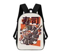 sinyumoney GREAT SUSHI DRAGON Backpack School Bag Backpack For Girls Boys Backpacks Large Capacity Kids Backpack Lightweight School Bags For Kids Students 17inch