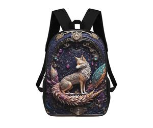 sinyumoney Great Tailed Fox Backpack School Business Durable Laptop Bag for Camping Outdoor Adventures And Daily Travel 17inch