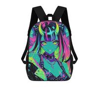 sinyumoney Green Girl Backpack School Daypacks Business Backpack Water Resistant Bookbag for Camping Outdoor Adventures And Daily Travel 17inch