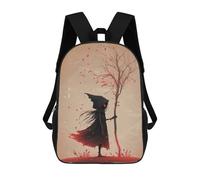 sinyumoney Grim Reaper Children's School Backpack Fashion Casual Children's Backpacks 3D Printed School Bags Boy Large Backpack 17inch