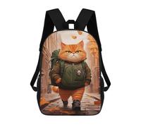 sinyumoney Grumpy Cat Backpack Backpack Cartoon Plush Bag, 3D Backpack for Kids School Bag Birthday Gift Idea for Boys And Girls 17inch