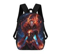 sinyumoney Guardian of The Flame School Backpack Lightweight Airport College Students Back Pack- Perfect for Travel, Work And Daily Use 17inch
