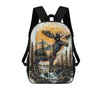 sinyumoney Guardian of The Golden Sun Backpack School Bag Large Water Resistant Laptop Backpack for School/Work/Travel 17inch