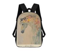 sinyumoney Gustav Klimt Horse Painting Rucksack Computer Rucksack for School/Work/Travel for Camping Outdoor Adventures And Daily Travel 17inch