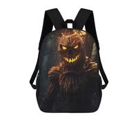 sinyumoney Halloween Horror Backpack School Bag Water Resistant Computer Rucksack for Campus Outdoor Travel Sports 17inch