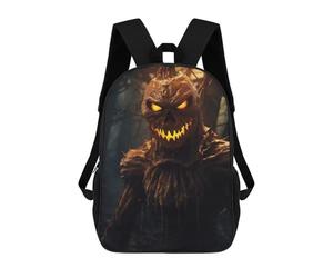 sinyumoney Halloween Horror Backpack School Bag Water Resistant Computer Rucksack for Campus Outdoor Travel Sports 17inch