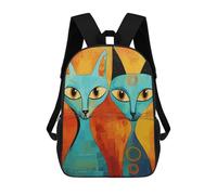 sinyumoney Harmony in Colors Backpack School Bag Travel College Rucksack Backpacks for Camping Outdoor Adventures And Daily Travel 17inch