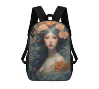 sinyumoney Harmony in Japanese Nature Rucksack Water Resistant Travel Backpack Computer Bag for Men, Women & Teenage Boys 17inch