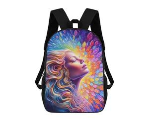 sinyumoney Harvest Peace 3D Printed 17inch School Bag Children's School Backpack Travel Backpacks Casual Fashion Bag for Kids School Students